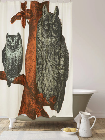 Owls Shower Curtain