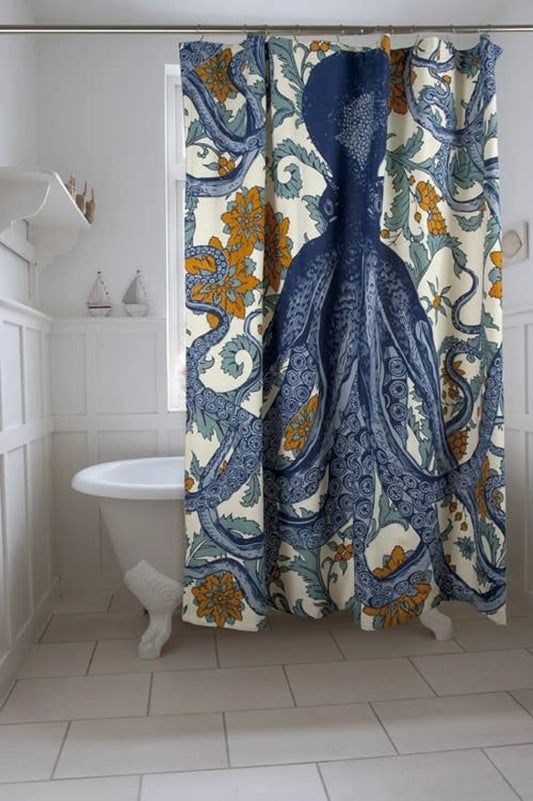 Balneo Octopus Vineyard Shower Curtain