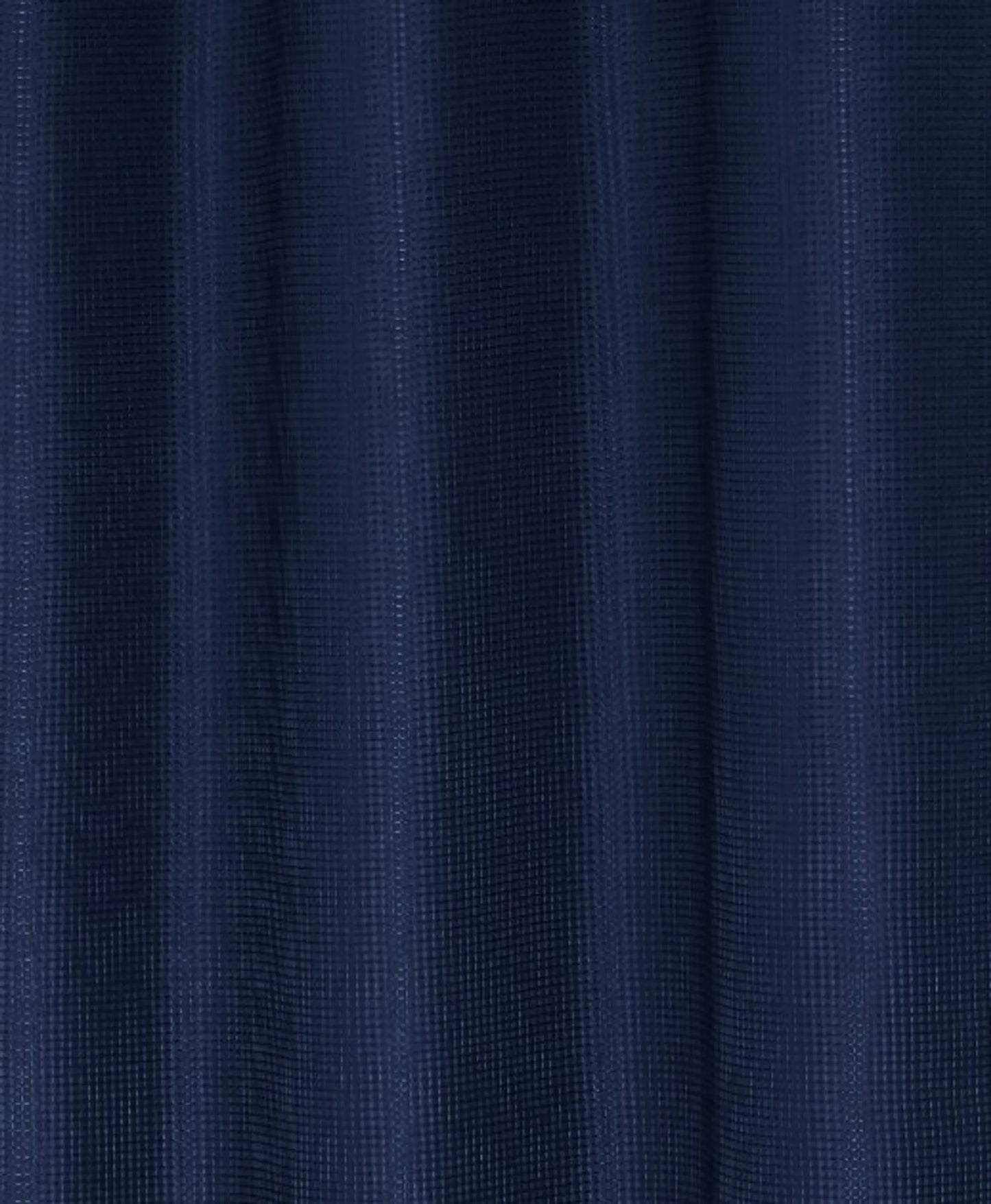 Balneo Luxurious Navy Waffle Weave Shower Curtain