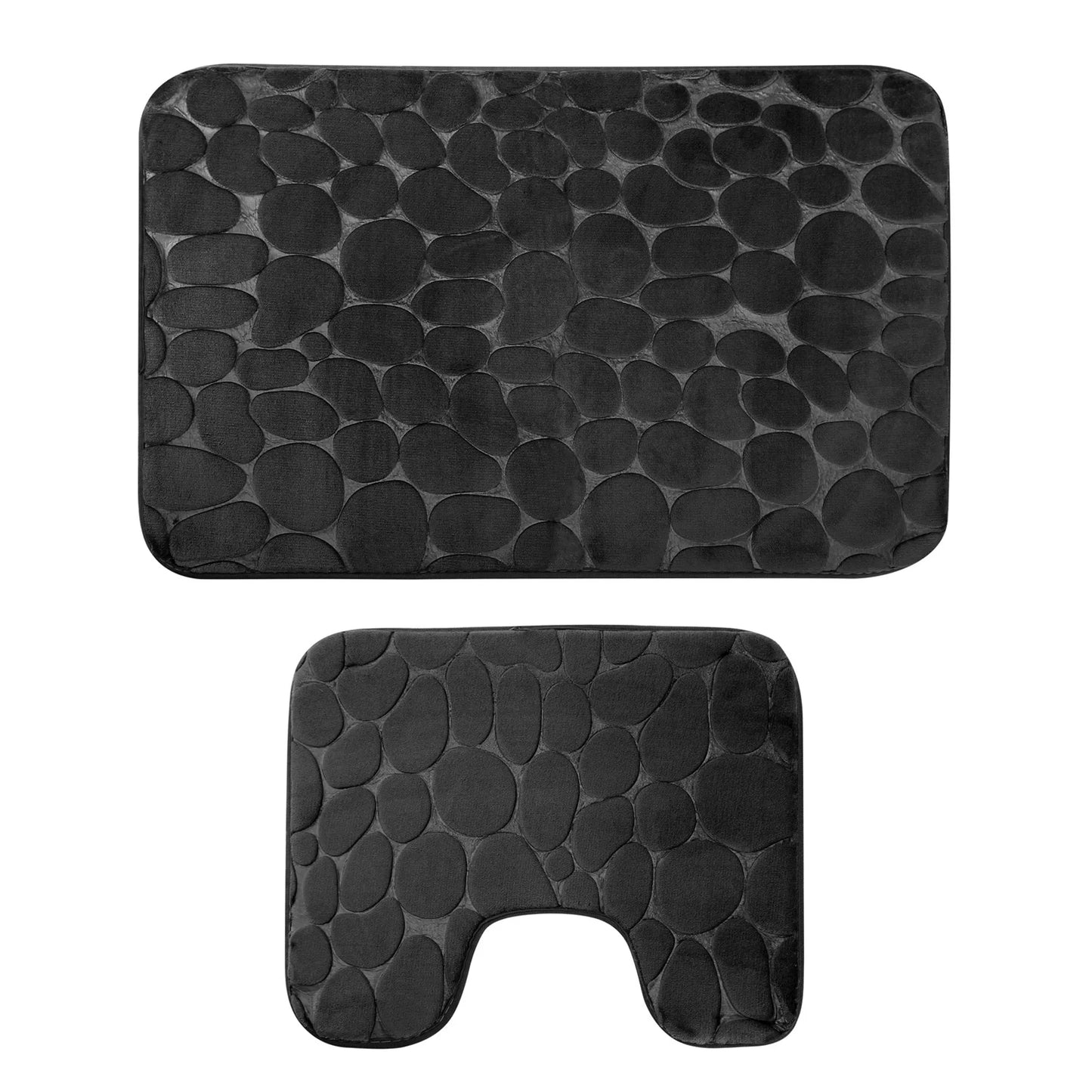 Balneo 2 Pcs/Set Bathroom Rugs