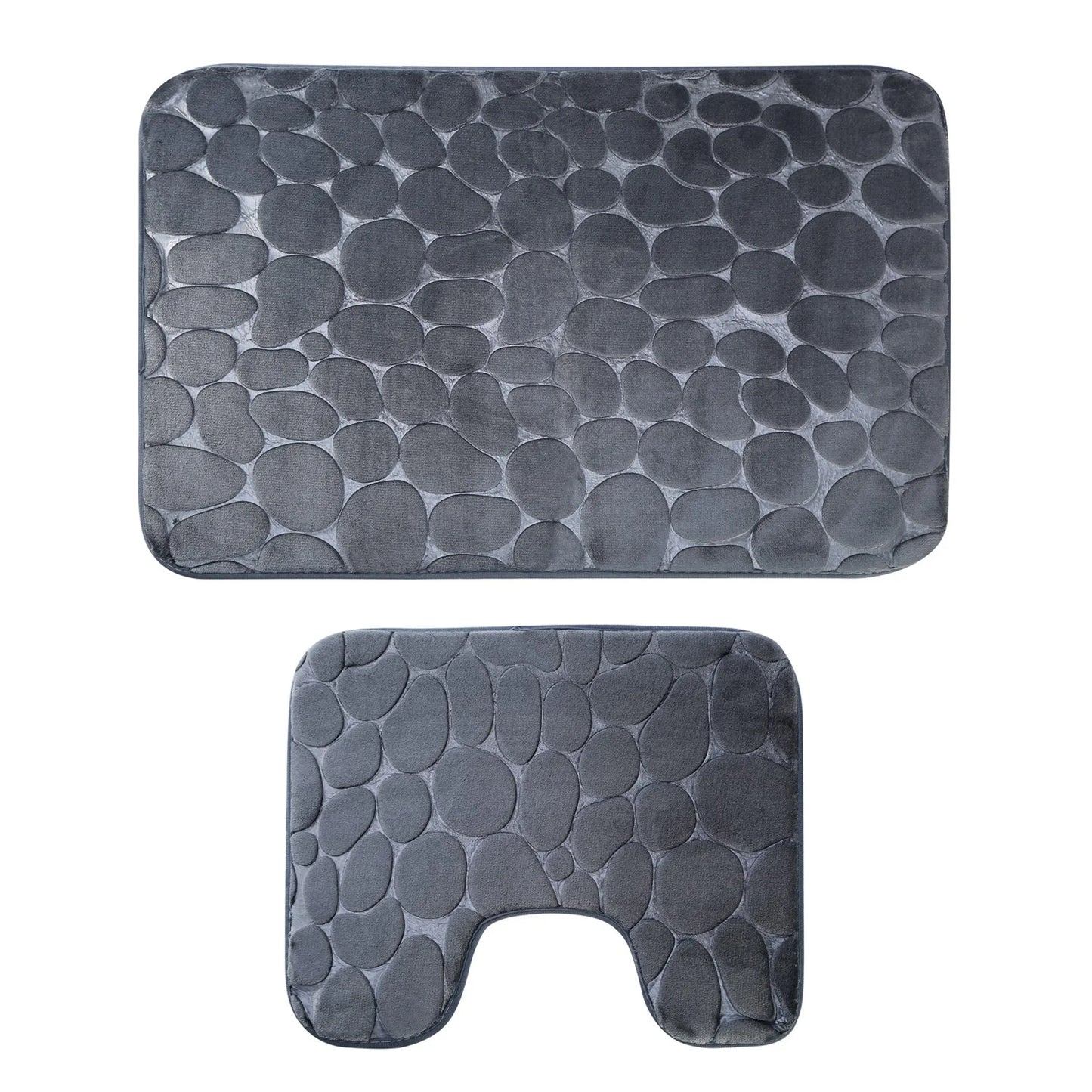 Balneo 2 Pcs/Set Bathroom Rugs