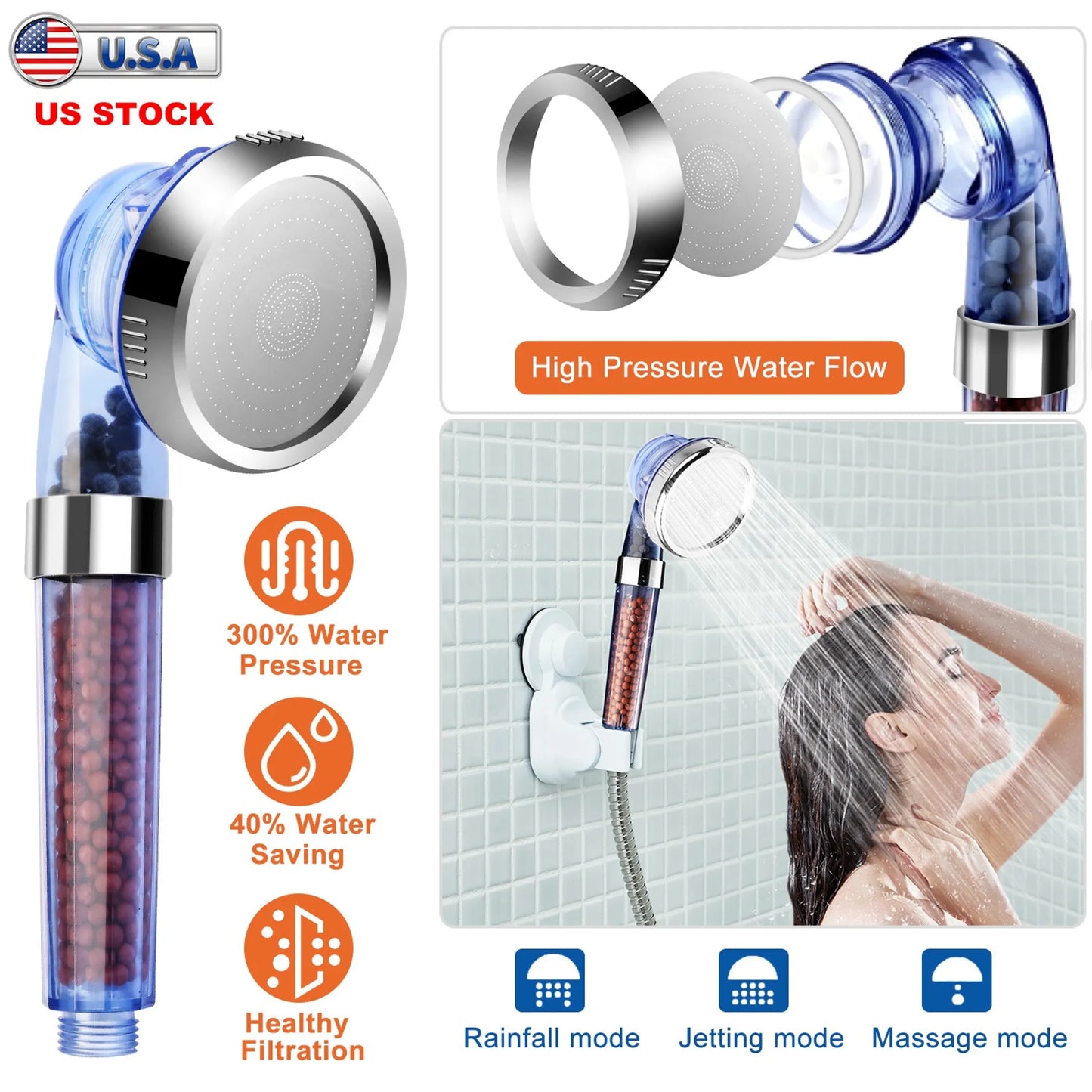 Balneo Ionic Filtration Shower
