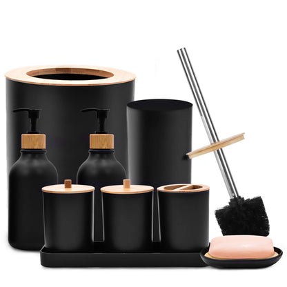 Balneo 9-Piece Comprehensive Bathroom Accessory Set