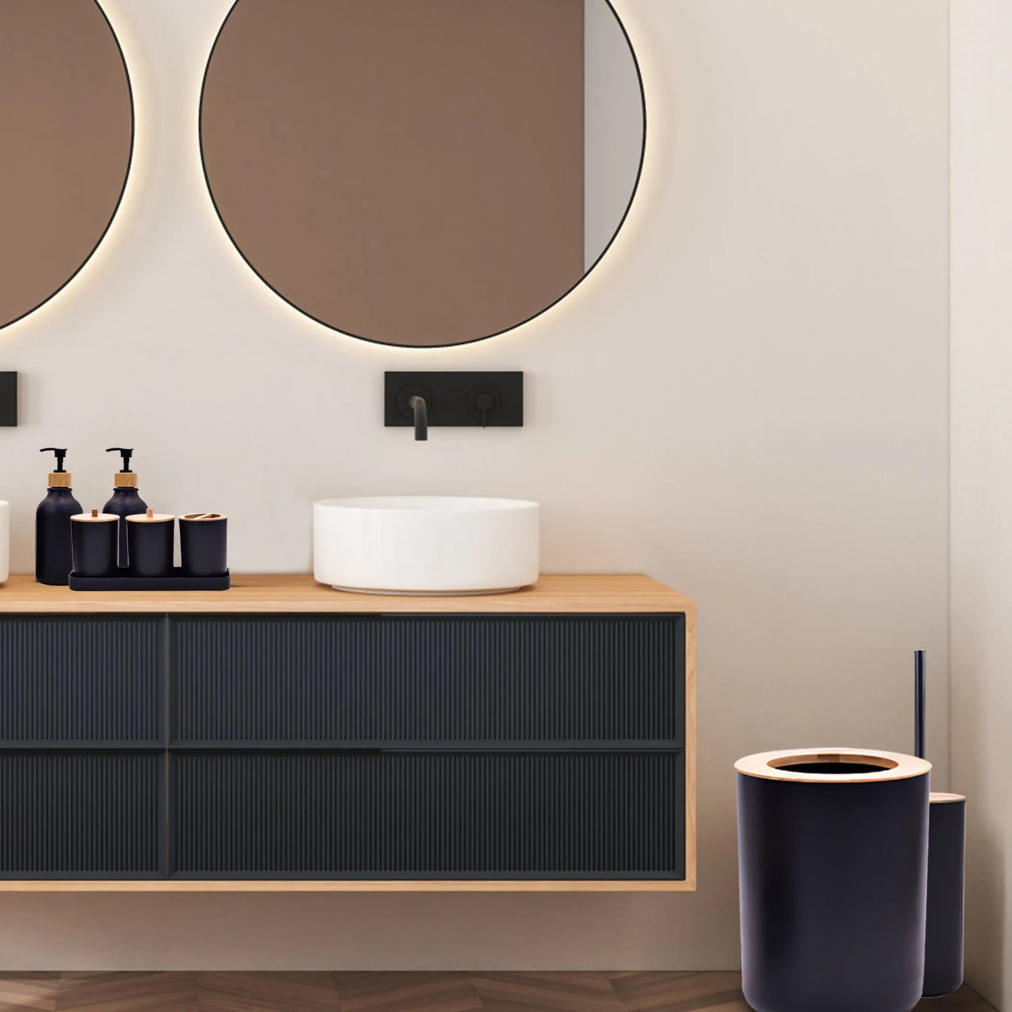 Balneo 9-Piece Comprehensive Bathroom Accessory Set