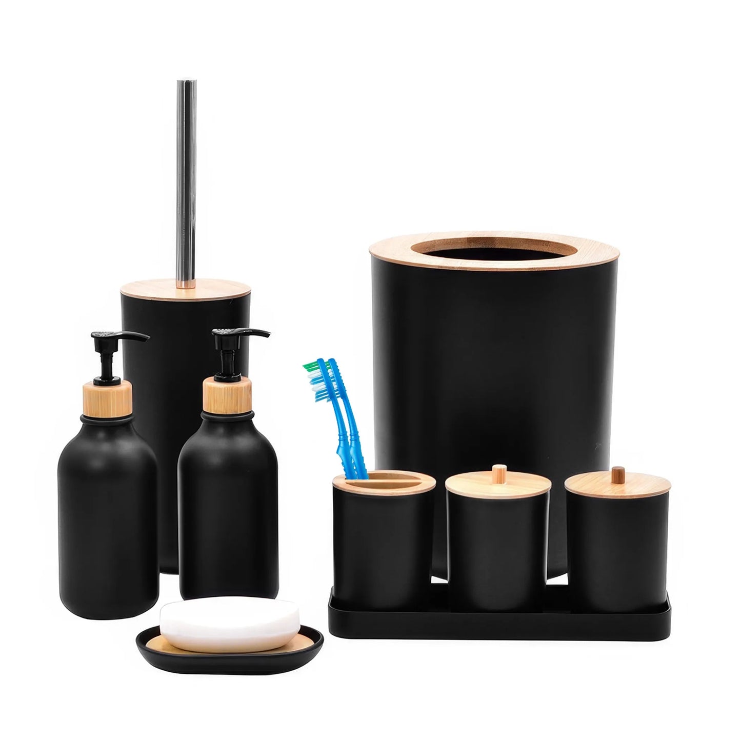 Balneo 9-Piece Comprehensive Bathroom Accessory Set