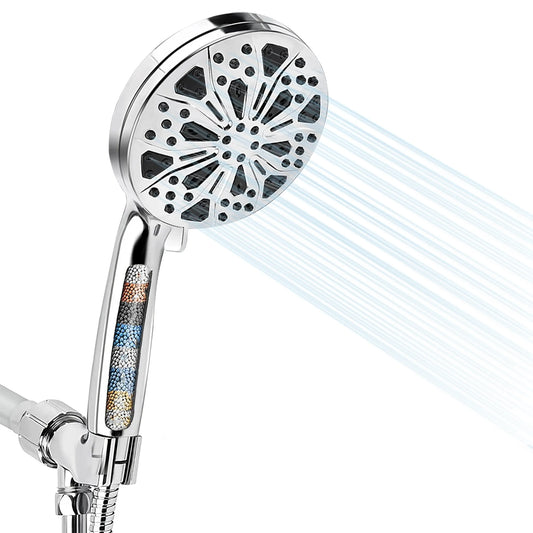Balneo Handheld Filtered High Pressure Shower Head