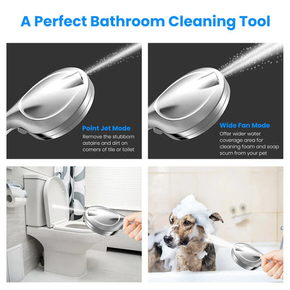 Balneo Handheld Filtered High Pressure Shower Head